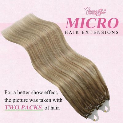 40cm Microring Extensions Braun Blond Microring Extensions Echthaar 1g Ombre Echthaar Extensions Mic