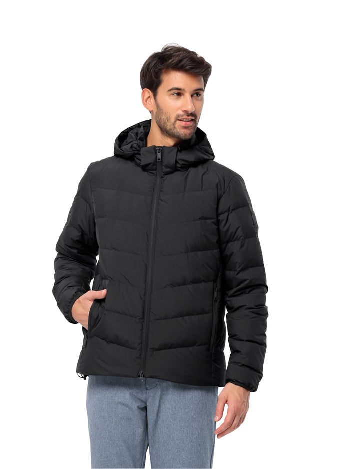 Jack Wolfskin Herren Colonius Jkt M Daunenjacke S Schwarz, S Schwarz