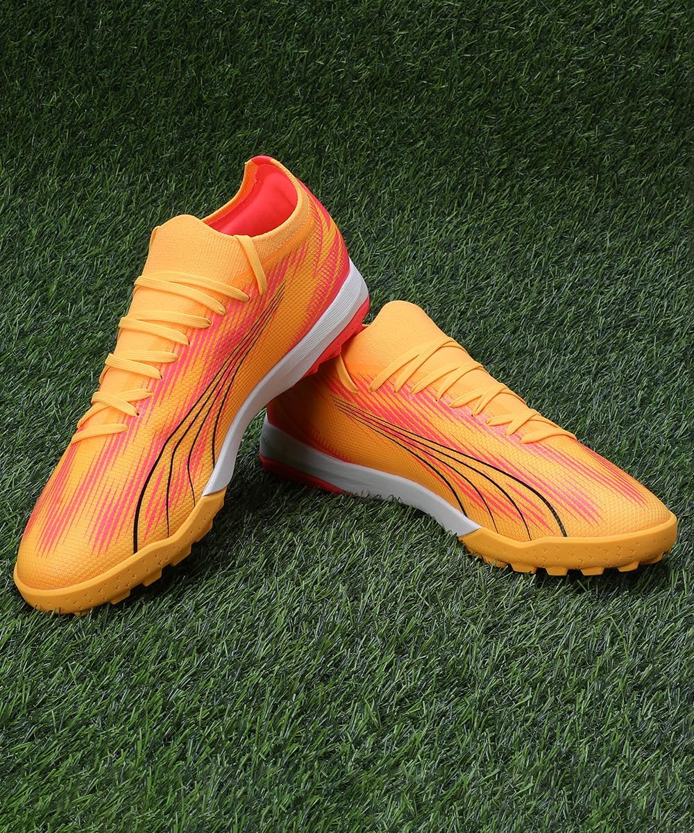 PUMA Herren Ultra Match Tt Fussballschuh 40.5 EU Sun Stream Black Sunset Glow, 40.5 EU Sun Stream Bl