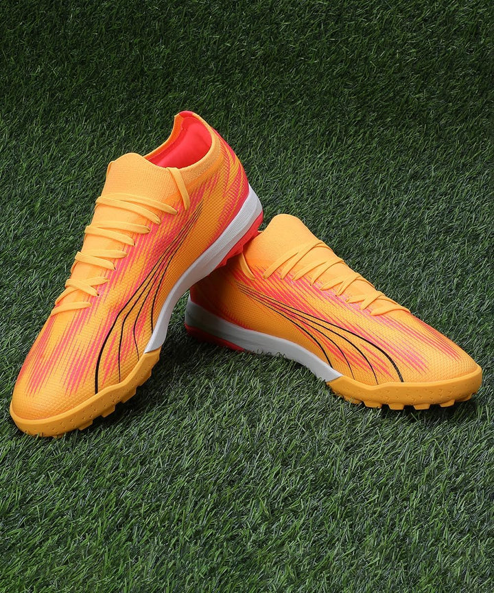 PUMA Herren Ultra Match Tt Fussballschuh 40.5 EU Sun Stream Black Sunset Glow, 40.5 EU Sun Stream Bl