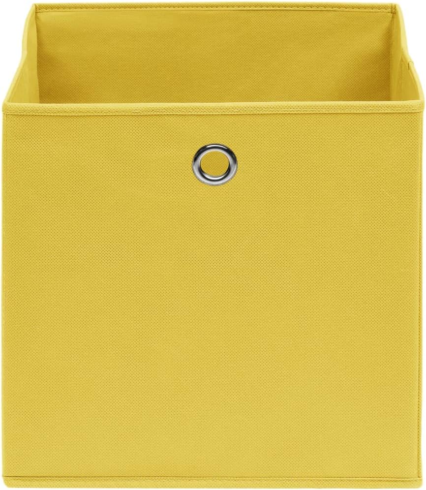 WIFESE 10 Stück Aufbewahrungsbox 32X32X32 cm Faltbox Mit Fingerloch Storage Boxes Faltbarer Organize