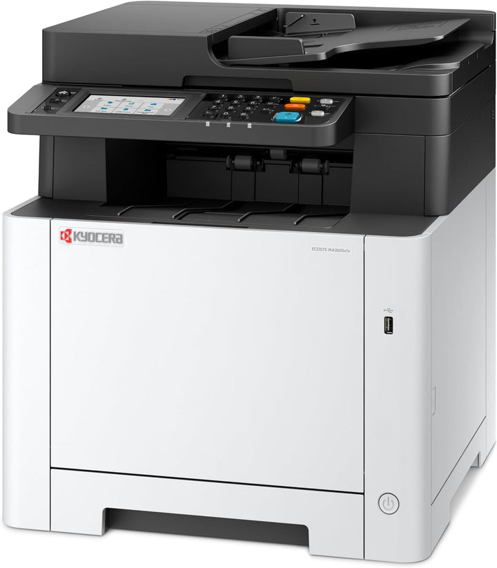 Kyocera Ecosys MA2600cfx/Plus Laserdrucker Multifunktionsgerät Farbe: Drucker Scanner Kopierer, Fax.