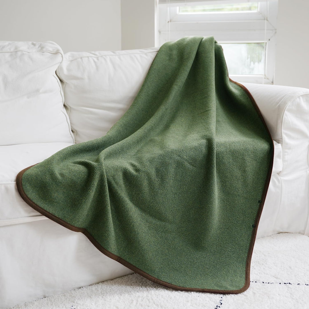 ACUSHLA Tragbare Kuscheldecke MerinoWolle Wolldecke warm Decke TV Decke Kuscheldecke (Wolle) – Gebur