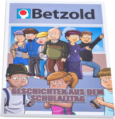 Betzold 758604 - Cartoon-Buch Schule - Geschenke für Lehrerinnen und Lehrer