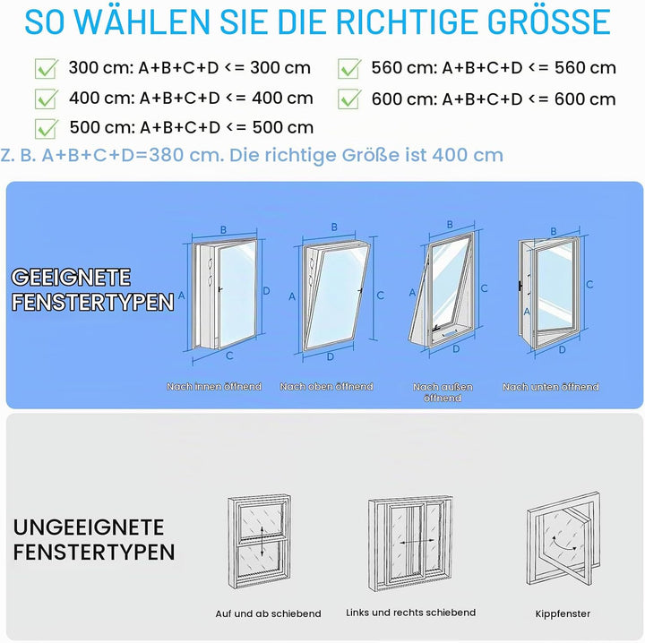 dellyy 400cm Klimaanlage Fensterabdichtung, Guarnizione Universale per Finestre per Condizionatore P