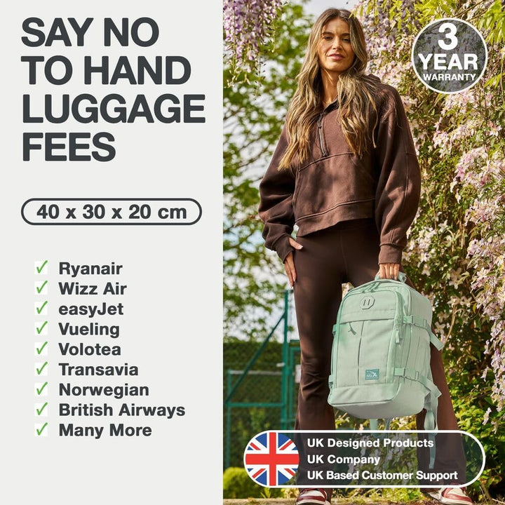 Cabin Max Metz 24L Handgepäck Tasche 40x30x20 cm – Bordgepäck für Ryanair, Wizz Air, EasyJet, Eurowi