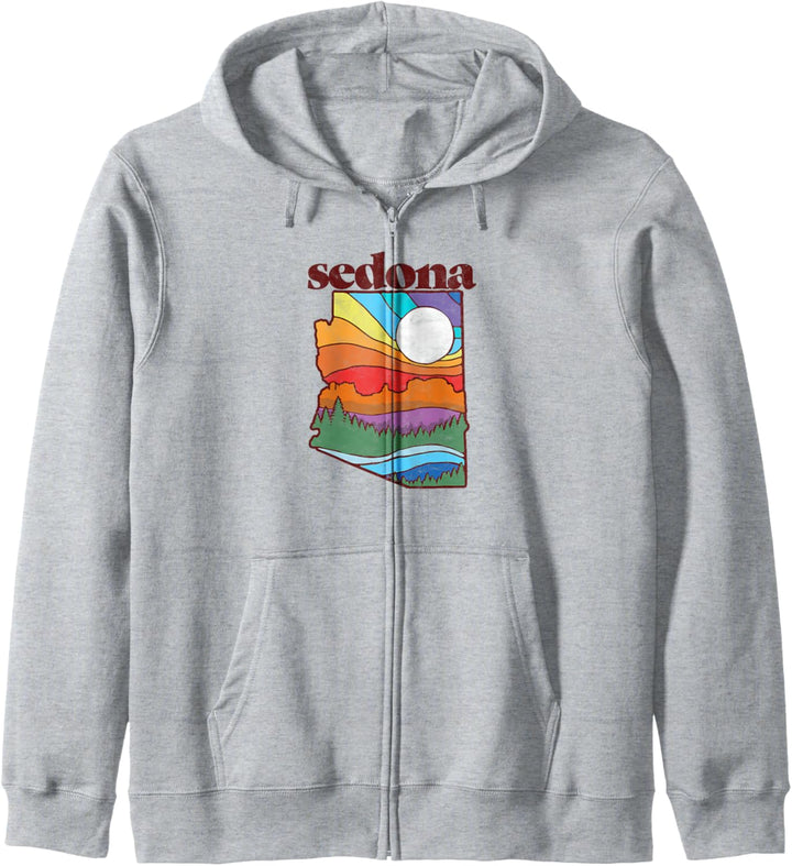 Sedona Arizona Vintage Nature Design Outdoor Graphic Kapuzenjacke