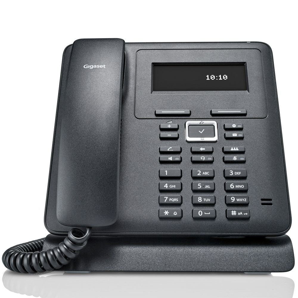 Gigaset Maxwell Basic - leistungsstarkes Desktop-Telefon mit professionellen Funktionen für jedes Un