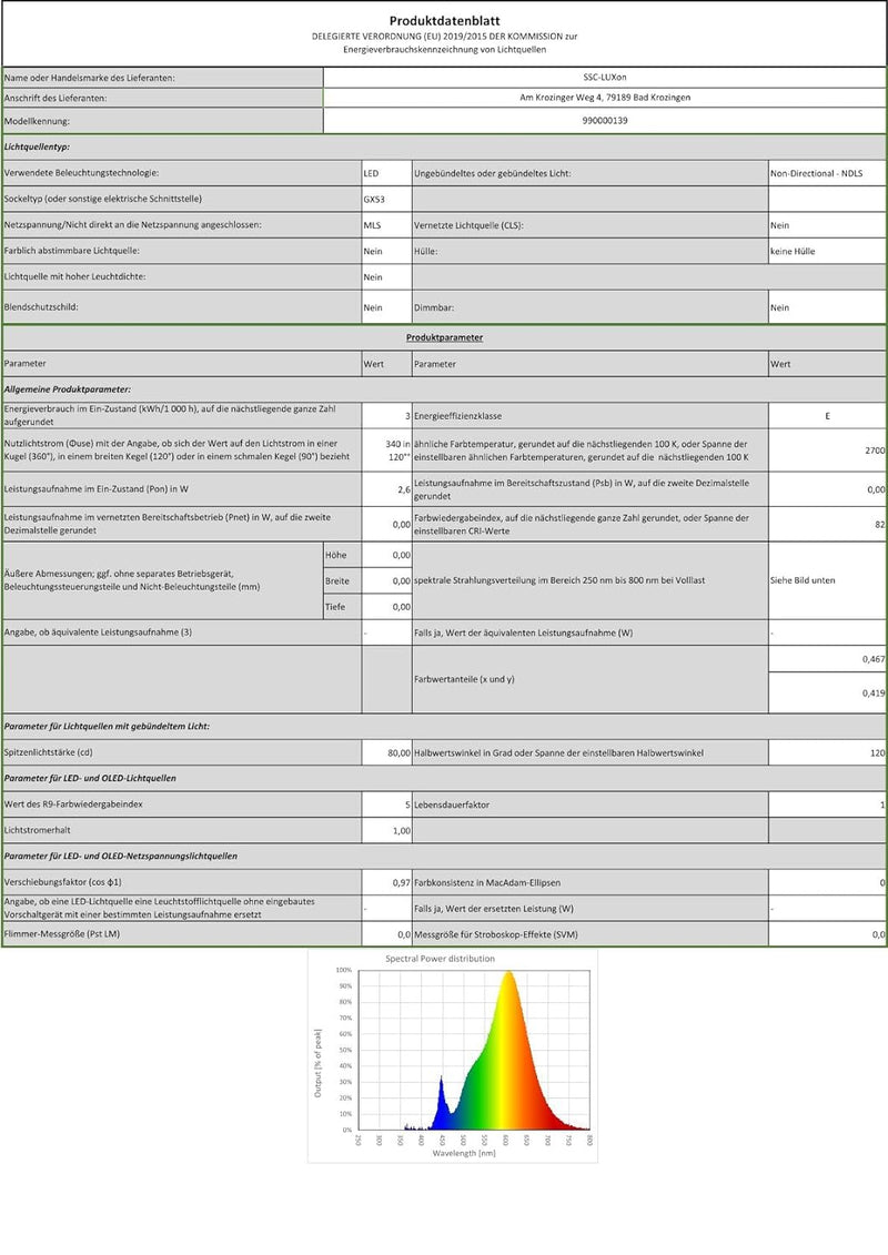 SSC-LUXon RX-3 Einbauleuchte 10er Set LED Einbaustrahler rund Alu gebürstet - extra flacher Deckensp