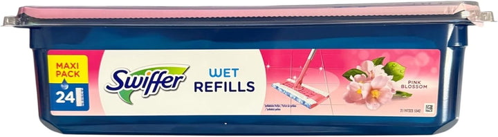 Swiffer Feuchte Bodentücher Nachfüllpackung 24 Tücher Pink Blossom *Limited Edition*