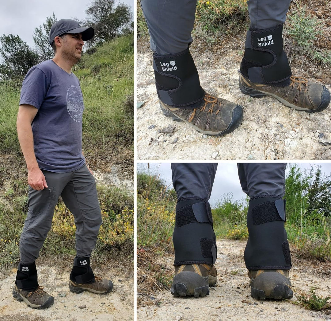 Leg Shield Niedrige Gamaschen – Klettverschluss-Design für einfaches An- und Ausziehen – Neopren-Bei