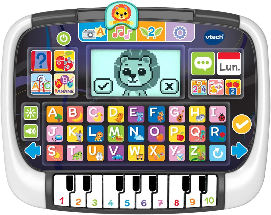 Vtech Lerntafel mit Klavier für Kinder, Multi-App, interaktives Spielzeug für Kinder + 2 Jahre, ESP-
