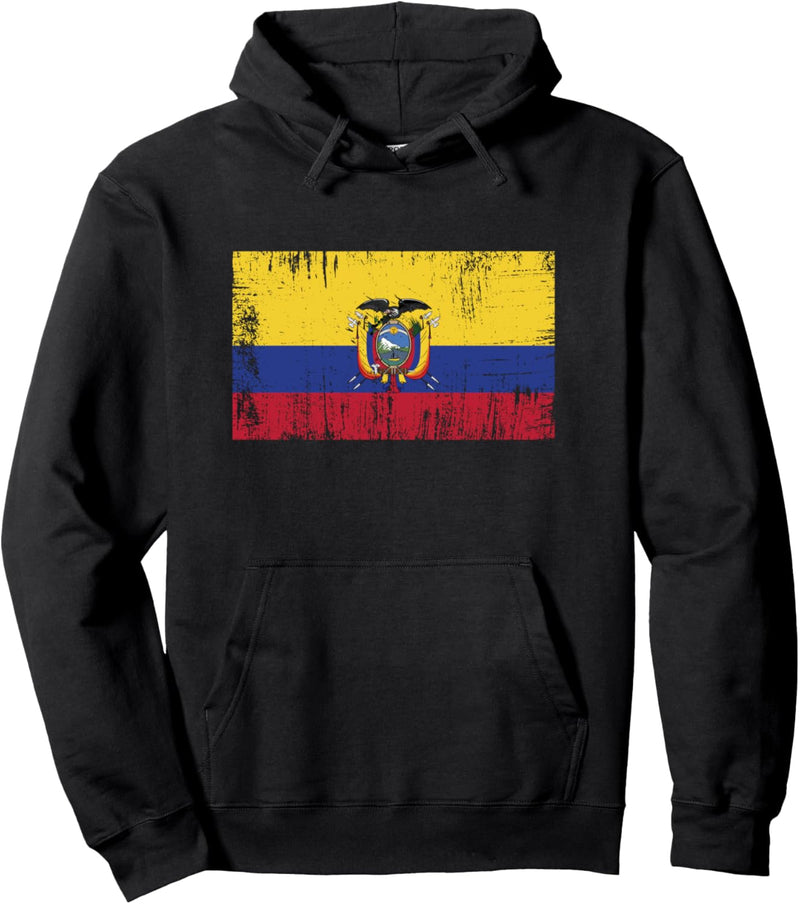 Ecuador Fahne-Flagge Geschenk Fussball-Fan Sport Ecuadorianer Pullover Hoodie