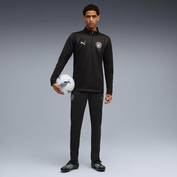 PUMA Manchester City FC Herren Trainingshose mit Tasche 25/26 3XL Black X Silver, 3XL Black X Silver