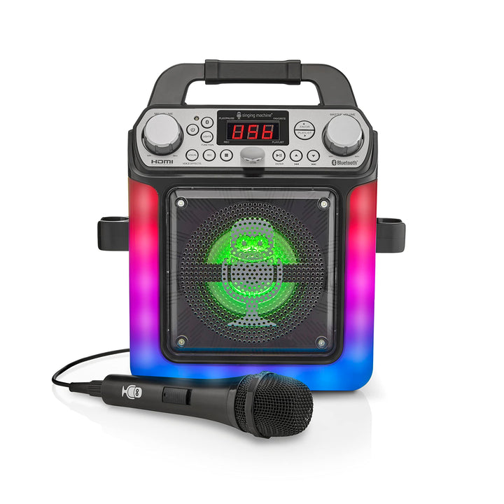 Mini-Karaoke-System mit Bluetooth-Verbindung - Singing Machine SML652 Groove Mini für Europa - LED-L