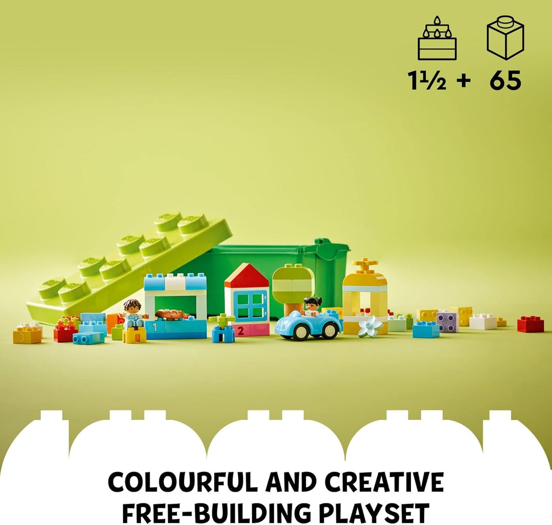 LEGO DUPLO Klassische Brick Box 10913 erstes Set mit Aufbewahrungsbox, tolles Lernspielzeug für Klei