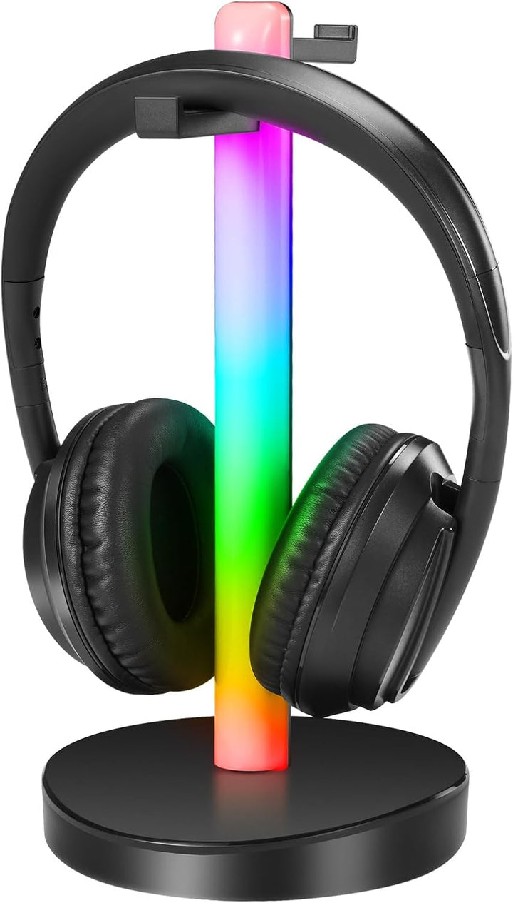 Funkkopfhörer für Fernseher, Over-Ear kabellose kopfhörer mit RF Sender, Kopfhörer-Ständer mit RGB-B