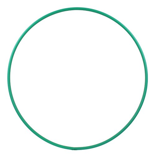 HOOPOMANIA Hula Hoop Rohling 16mm [Ø60/70/80/90/100cm - HDPE] – Hula Hoop selbst gestalten Grün Ø60c