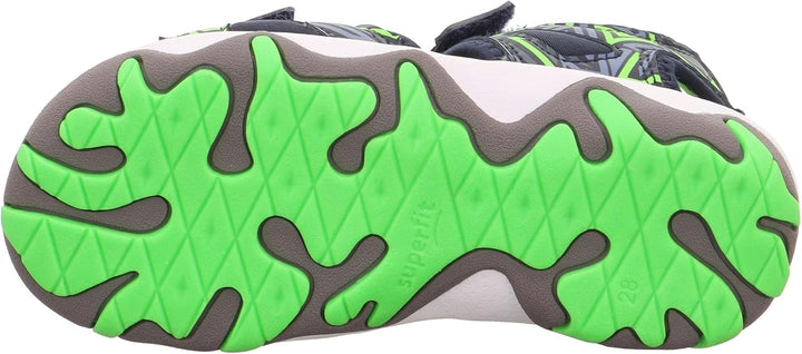 Superfit Jungen Mike 3.0 1-009470 Sandale 25 EU Blau Hellgrün 8050, 25 EU Blau Hellgrün 8050