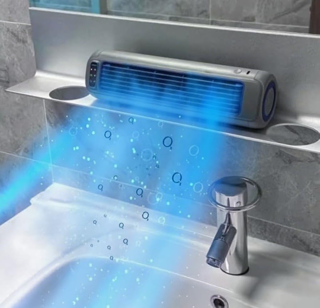 HoldOneLight Der originale kabellose Wandventilator mit 3 Geschwindigkeitsstufen – leise und tragbar