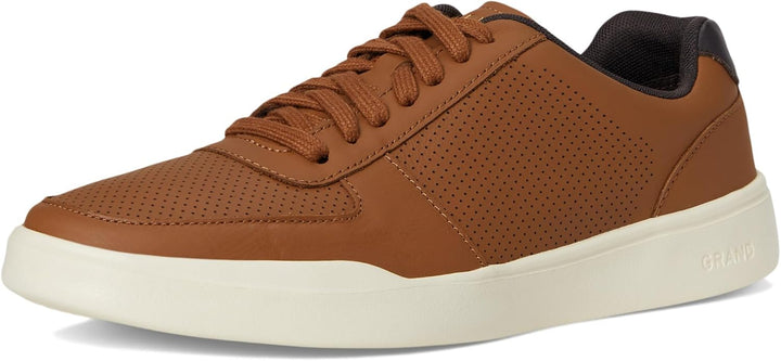 Cole Haan Grand Crosscourt Modern Perf Sneaker Herren Sneaker 38.5 EU Weit British Tan Leather, 38.5