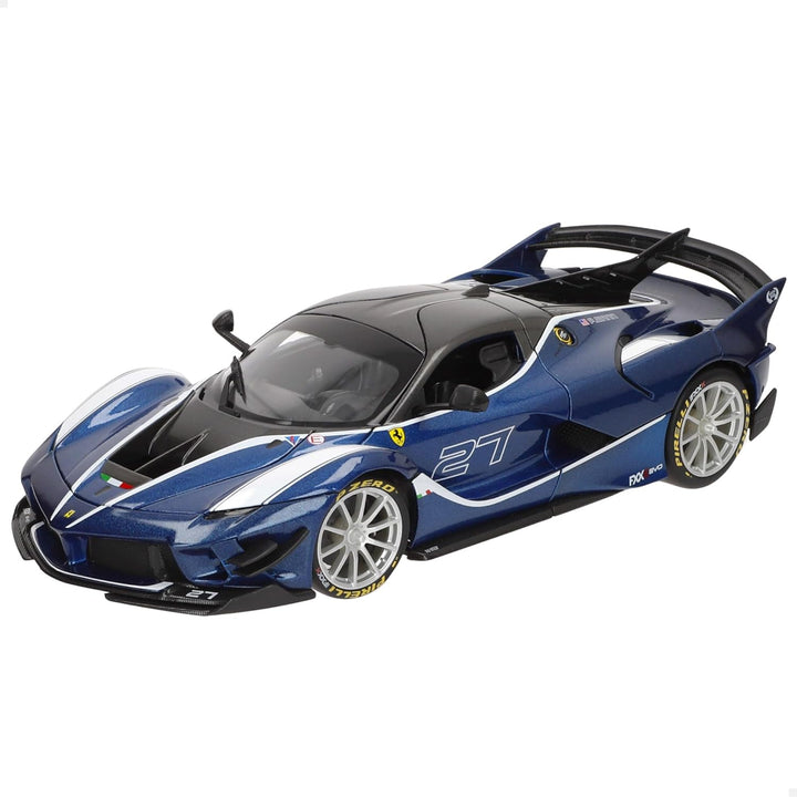 Bburago Ferrari FXX-K EVO: Modellauto im Massstab 1:18, Ferrari Race & Play Serie, Türen, Kofferraum