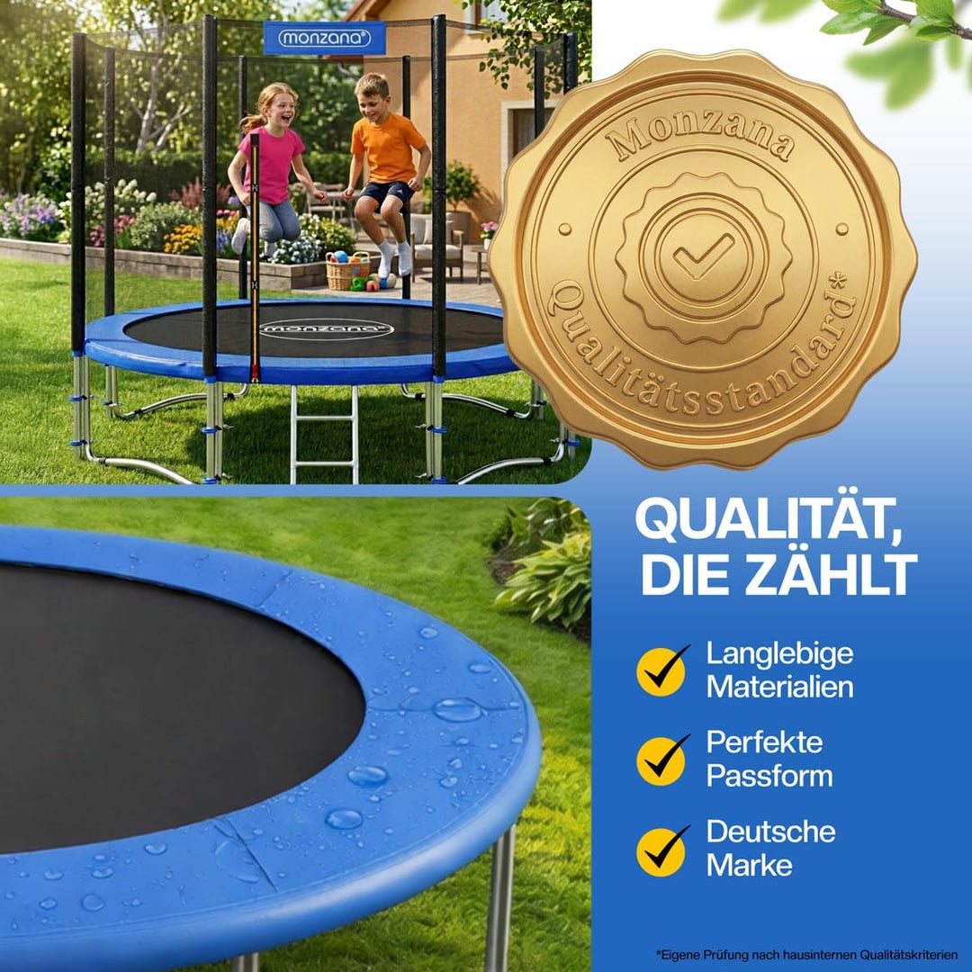Monzana® Trampolin Randabdeckung Ø 183 244 305 366 427cm 30cm breit 100% UV-beständig reissfest wett