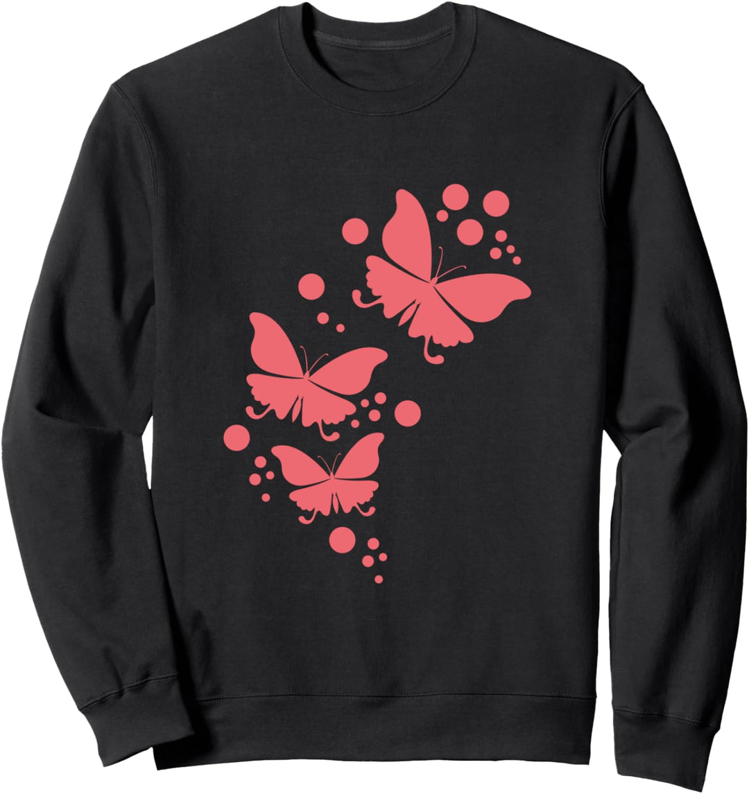 Cute Butterfly Design Insect Nature Lover Butterflies Sweatshirt