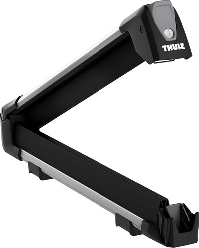 Thule 732400 Snow Pack 7324 Ski/Snowboardträger, Aluminium, M Aluminum 4 Paar Ski Single, Aluminum 4