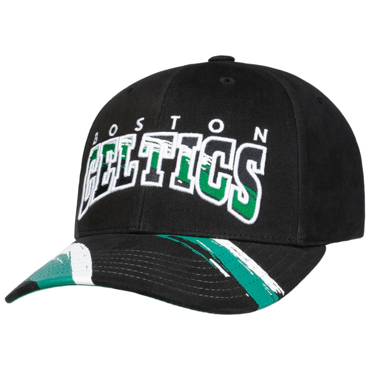 Mitchell & Ness NBA Brushed Celtics Cap Basecap Baseballcap Snapback Curved Brim Boston Einheitsgrös