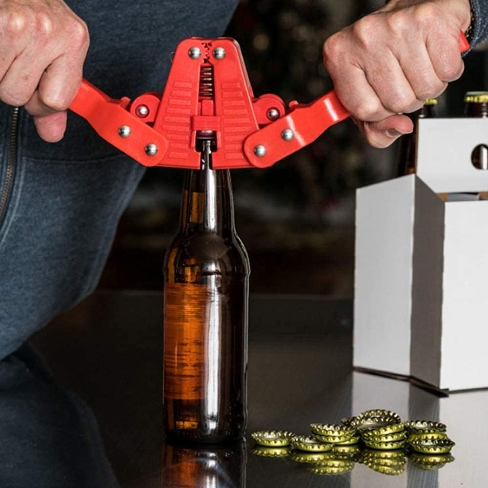Bamboost Manueller Flaschenverschluss Bierflaschenverschluss Maschine Werkzeug Doppelhebel für Heimb