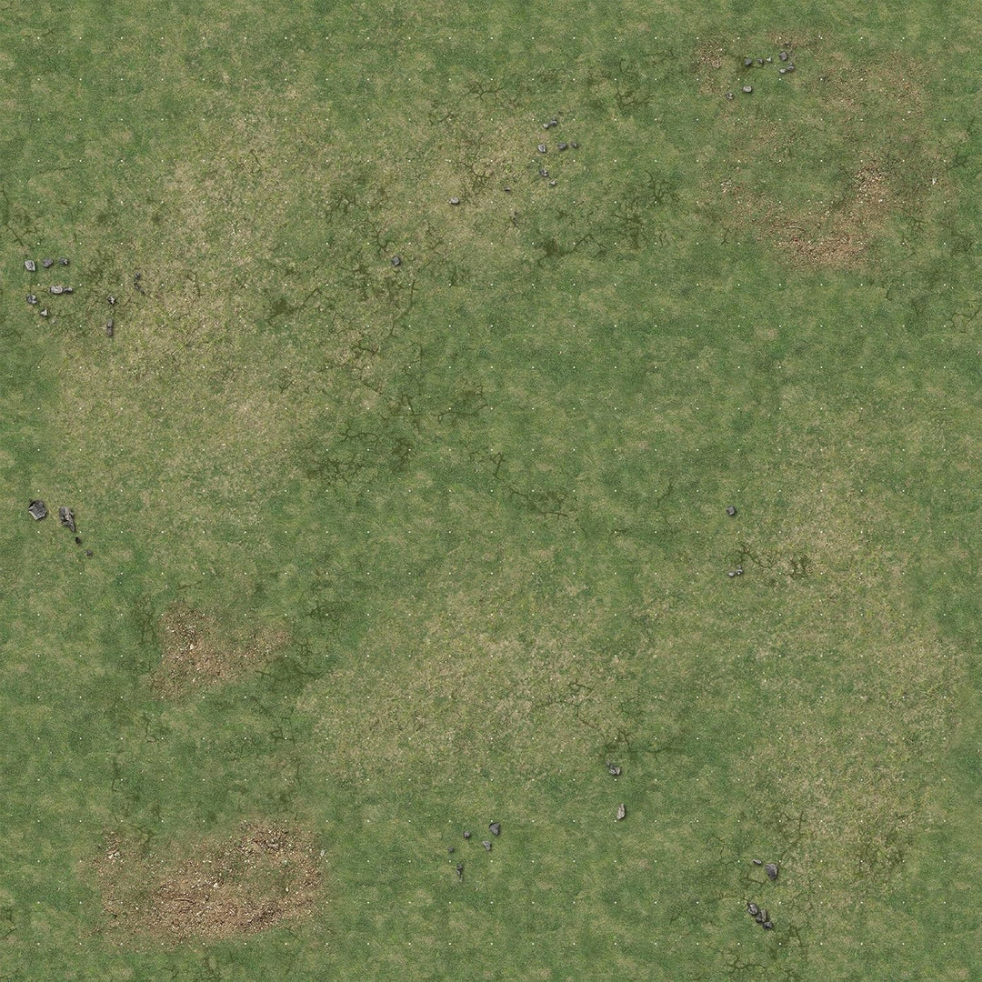 Battle Systems Grassy Fields Gaming-Matte, 2 x 2, Gitter-Spielmatte mit 2,5 cm Raster für RPGs und M