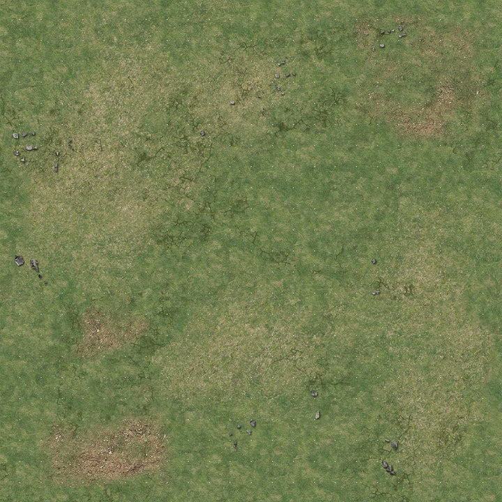 Battle Systems Grassy Fields Gaming-Matte, 2 x 2, Gitter-Spielmatte mit 2,5 cm Raster für RPGs und M