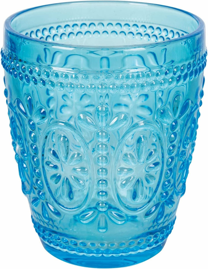 Villa d’Este Home Tivoli 4er Set Wassergläser aus Glas 300 ml Imperial Ocean