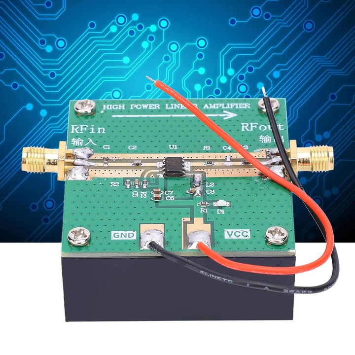 RF2126 HF-Leistungsverstärker 400-2700 MHz 2,4 GHz 1 W Verstärker mit Kühlkörper