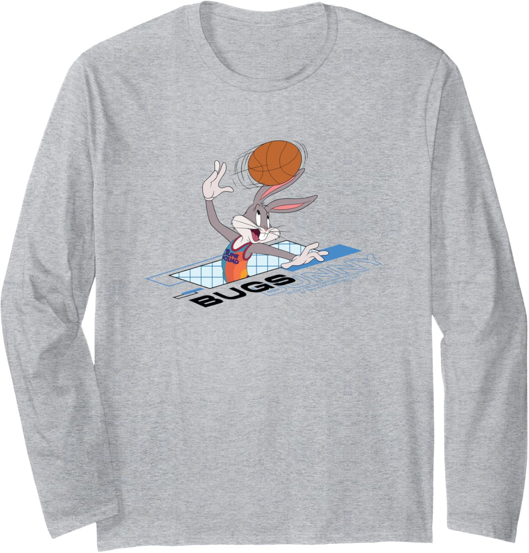 Space Jam: A New Legacy Bugs Bunny Grid Langarmshirt