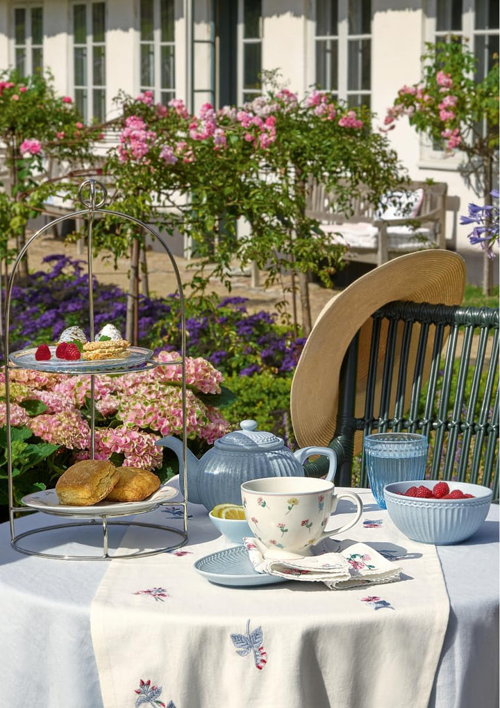 GreenGate Biscuit Plate Alice Ice Blue