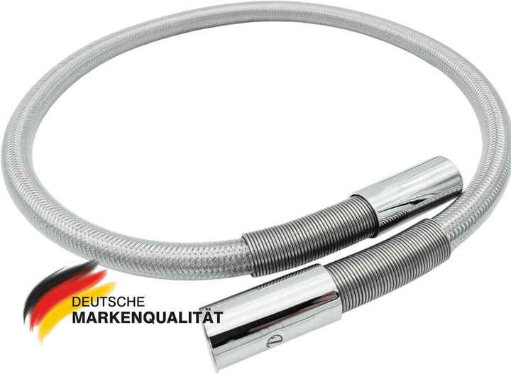 BE-GASTRO I Profi Gastroschlauch Brauseschlauch 120cm inkl. Spezial-Knickschutz | 1/2" Standard-AG |