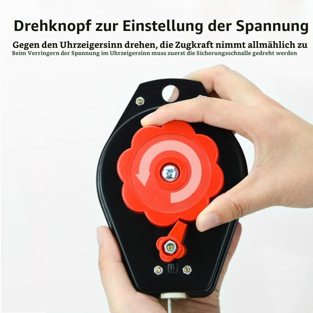 ES620 Federzug, Federzug Seilzug Federzughalterung Einziehbarer Feder Balancer Werkzeughalter 0,6~2,