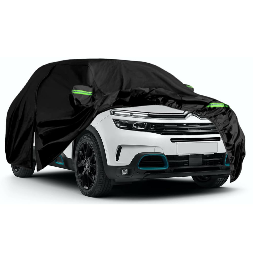 Autoabdeckung Wasserdicht Passend für Citroen C5 Aircross 2018-2023, Atmungsaktiv Vollgarage Autopla