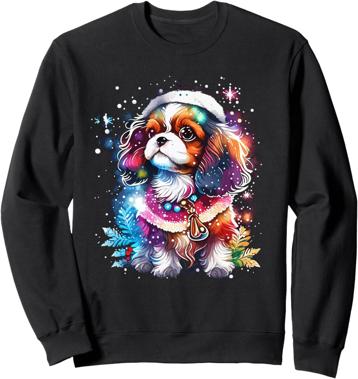 Cavalier King Charles Spaniel Hund Weihnachts Sweatshirt