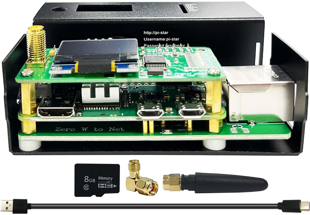 MM100 Dmr Hotspot with WLAN Ethernet Port WiFi Voice Modem Raspbery pi zerow Dstar Ysf C4fm Two Colo