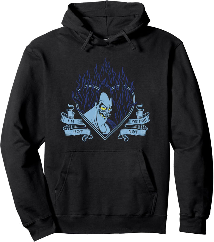 Disney Villains Valentinstag Hades I'm Hot Vintage Logo Pullover Hoodie