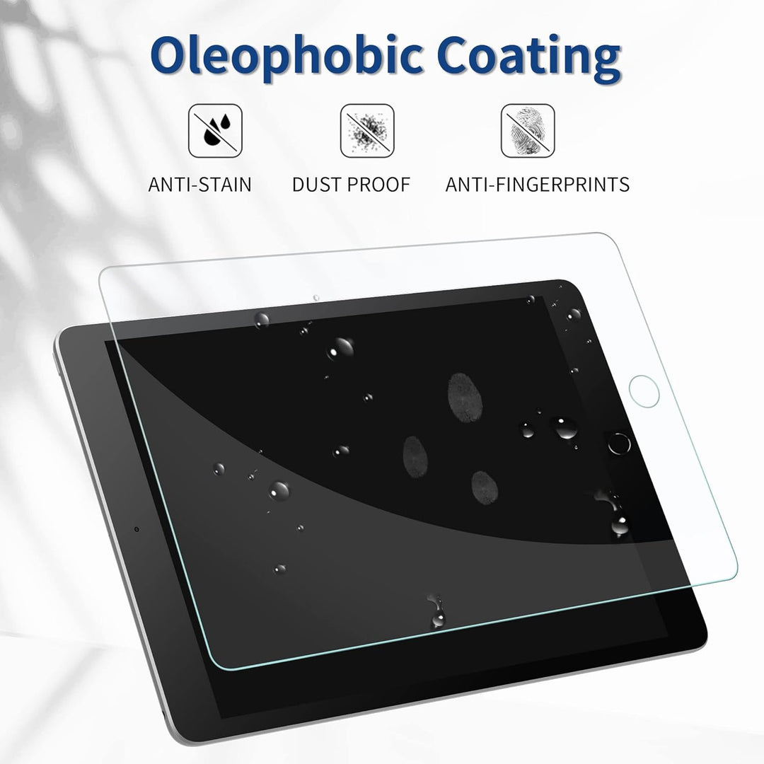 EasyAcc Tastatur Hülle Kompatibel mit iPad 10.2 Zoll 9. / 8. und 7 Generation mit Schutzfolie, [QWER