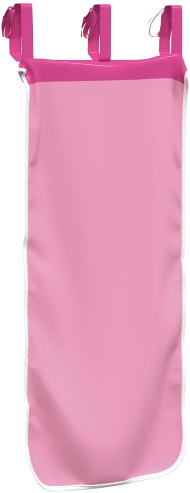 vidaXL Vorhänge für Hochbett mit Tunnel und Turm Rosa, Rosa