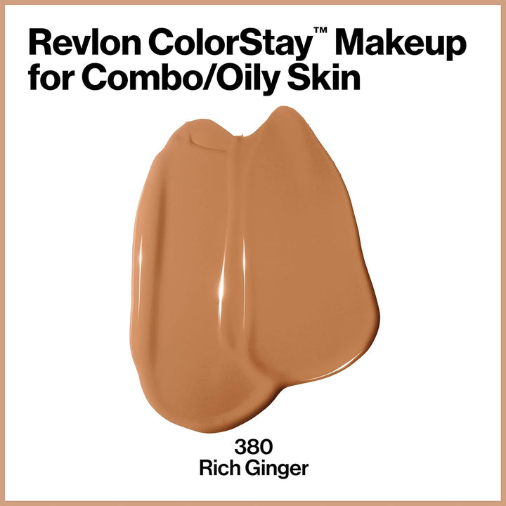 REVLON - ColorStay Makeup for Combination/Oily Skin 380 Rich Ginger - 1 fl. oz (30 ml)