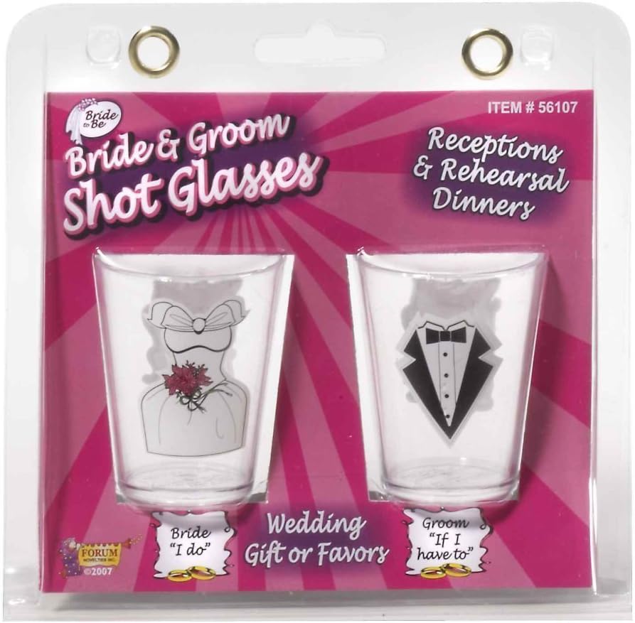 Bride & Groom Shot Glasses