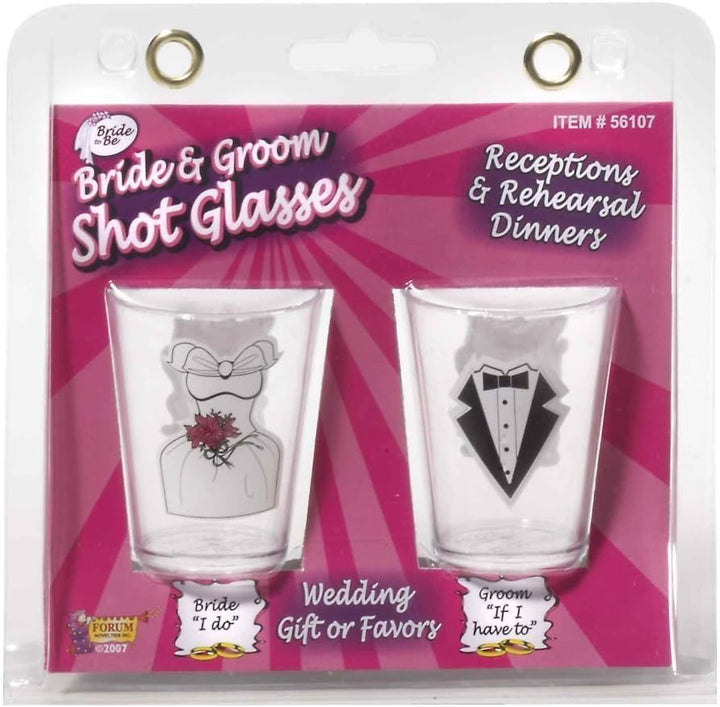Bride & Groom Shot Glasses