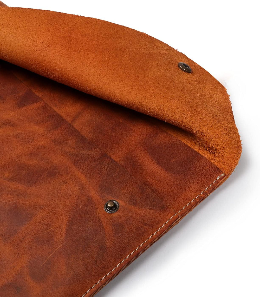 MegaGear Genuine Leather MacBook Bag for 15 & 16 Inch - Camel Camel 15-16 inches, Camel 15-16 inches