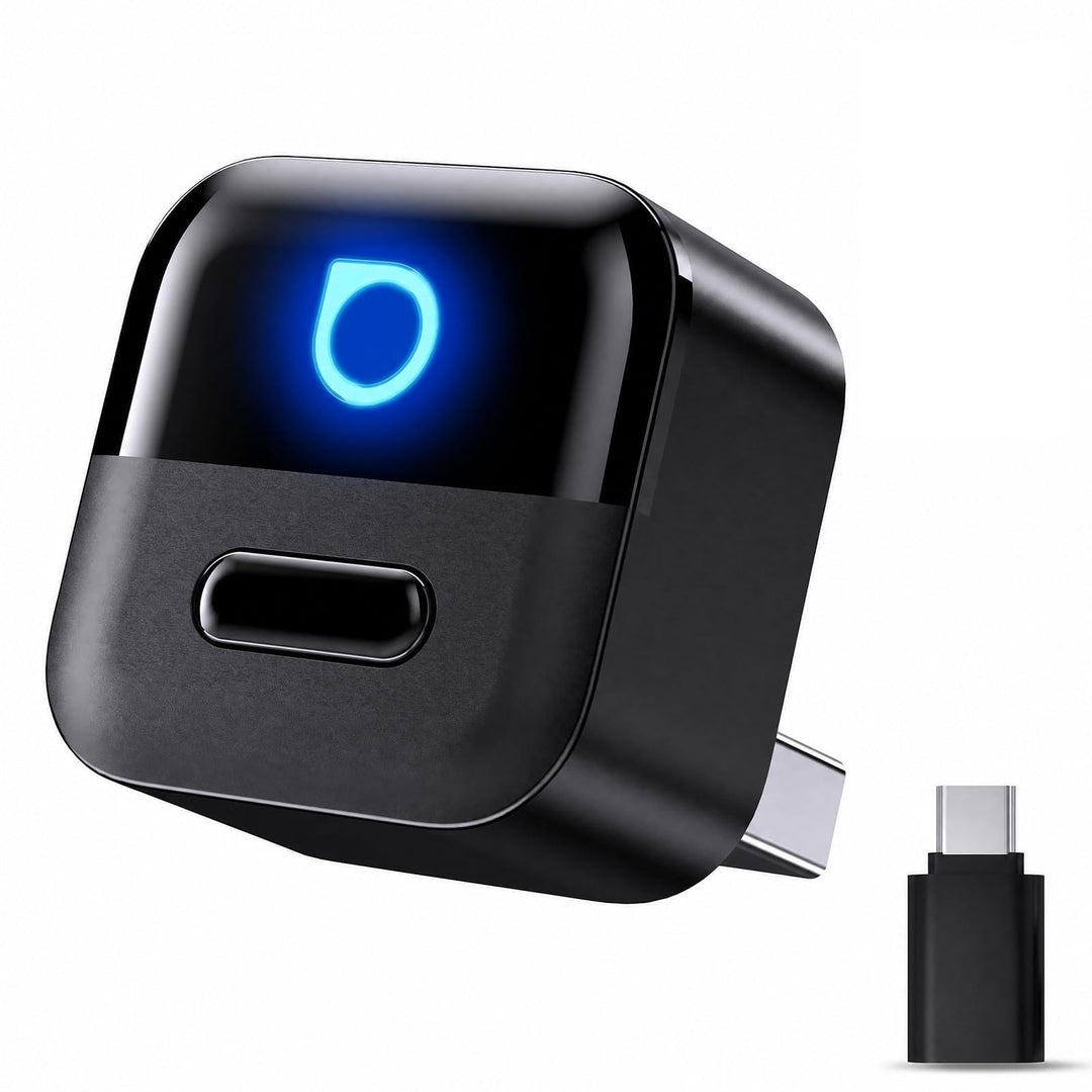OTTOCAST Mini Pico 2026, 2-in-1 CarPlay &amp; Android Auto Wireless Adapter | Smart-Taste, Plug &amp; Play,
